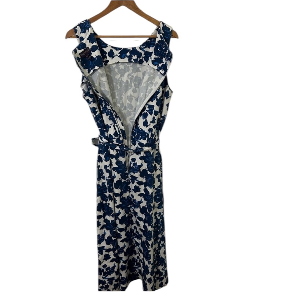 Long Tall Sally Blue and White Floral Midi Dress - Picture 5 of 5